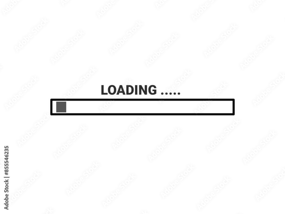 loading text in black on a white background loading text in black on a white background