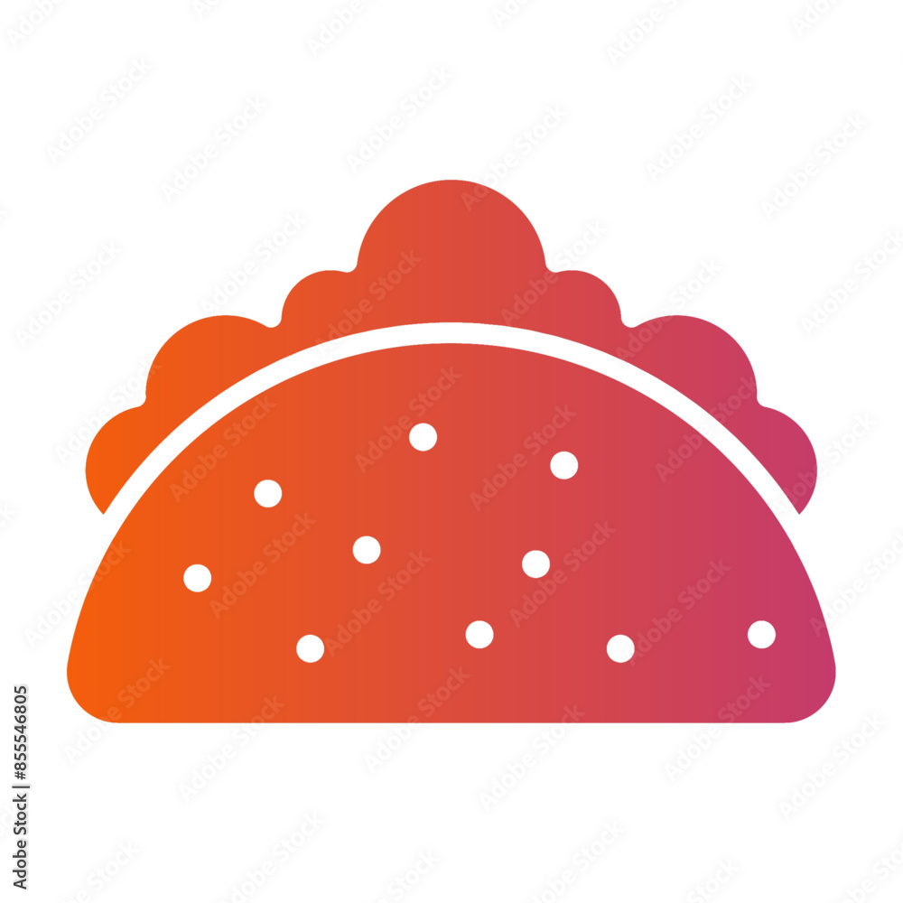 Taco gradient icon vector for mobile app, website, logo and presentation design. Taco gradient icon vector for mobile app, website, logo and presentation design.