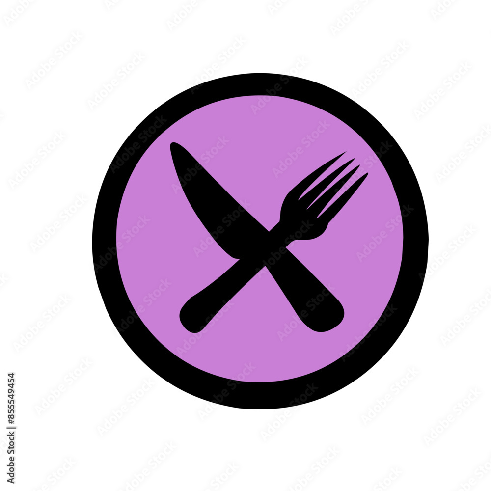 Cutlery icon vector Cutlery icon vector