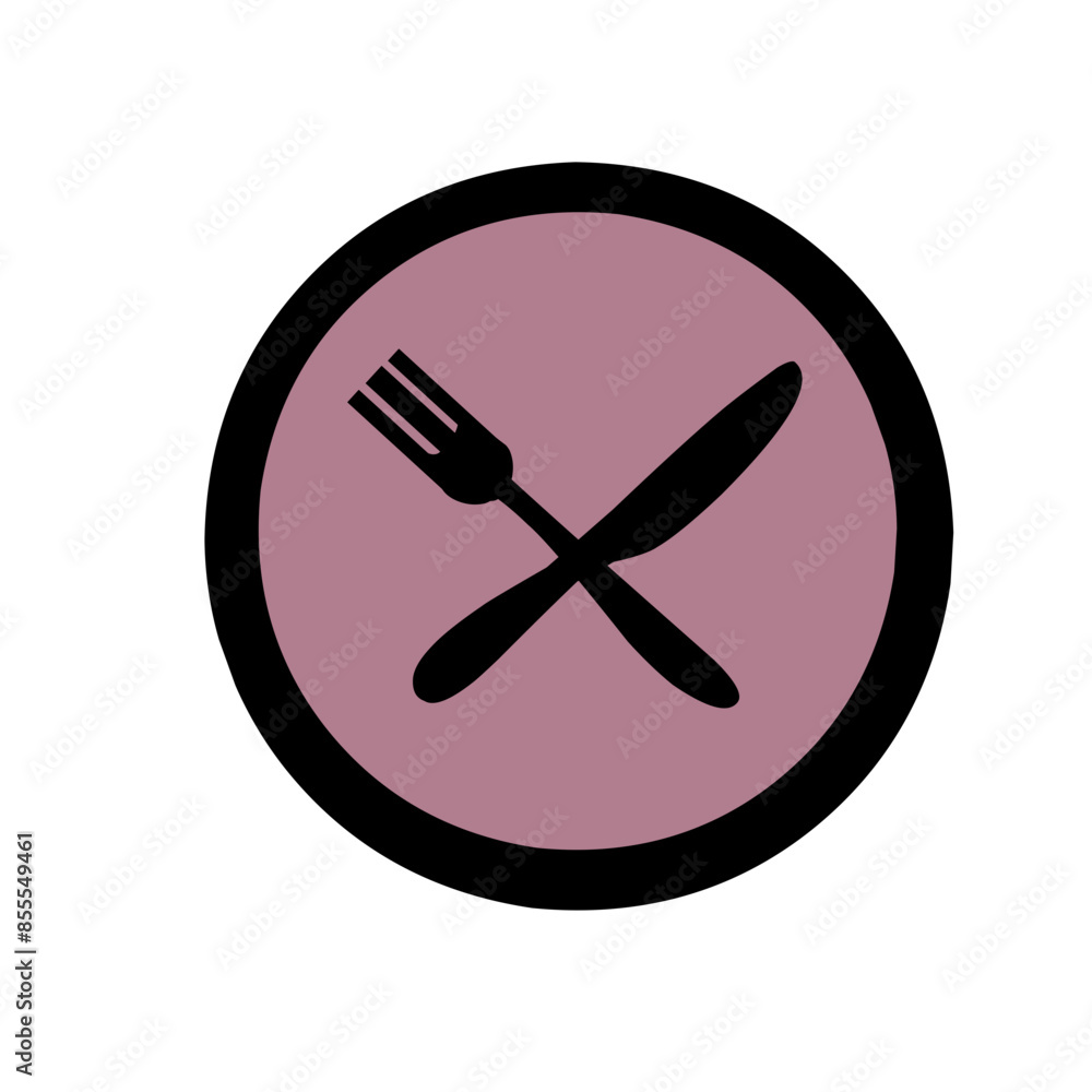 Cutlery icon vector Cutlery icon vector