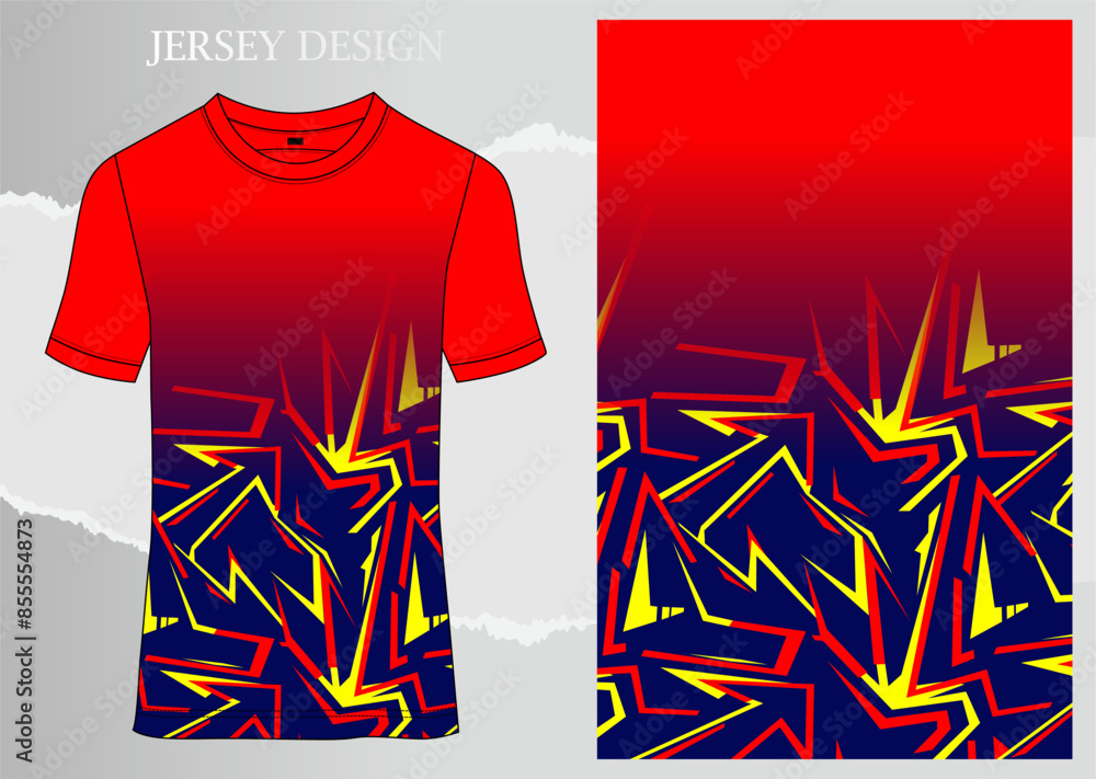 sports jersey design template mockup vector sports jersey design template mockup vector