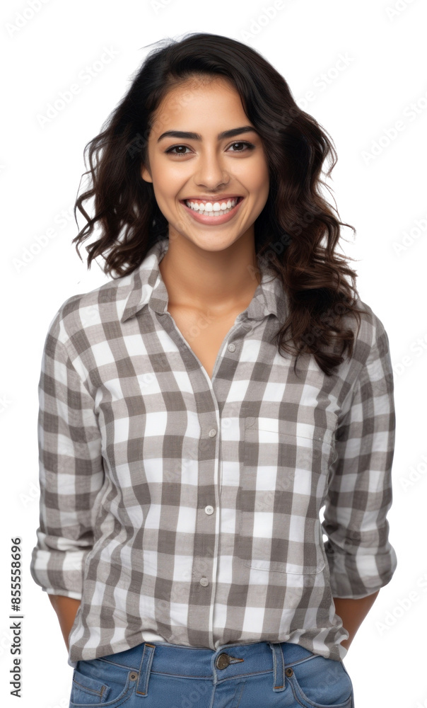 PNG Smiling latin woman shirt blouse smile. PNG Smiling latin woman shirt blouse smile.