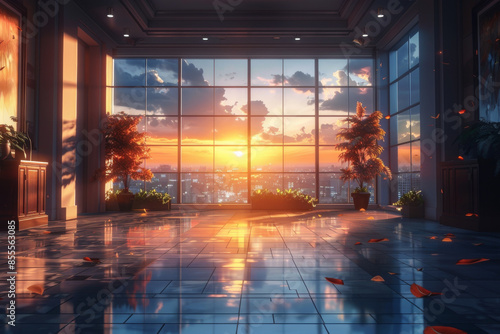 Spacious Industrial Loft with Wooden Flooring