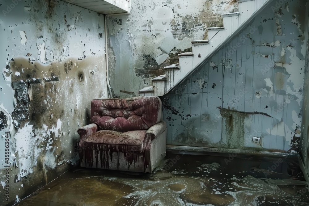 damp basement with severe water damage mold growth due to excess moisture health hazard damp basement with severe water damage mold growth due to excess moisture health hazard