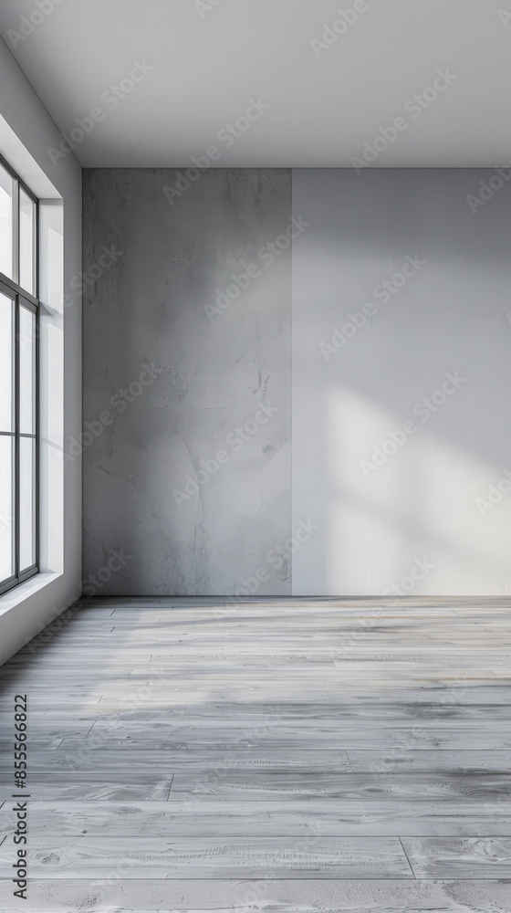 Empty room interiors in neutral tones with minimal or no furniture in a residential interior design composition. Apartment interior with ample copy space. Empty room interiors in neutral tones with minimal or no furniture in a residential interior design composition. Apartment interior with ample copy space.