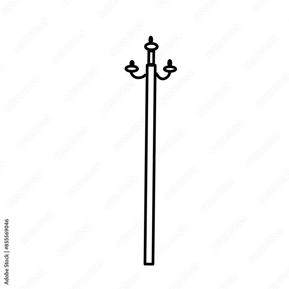 Electric tower line vector Electric tower line vector