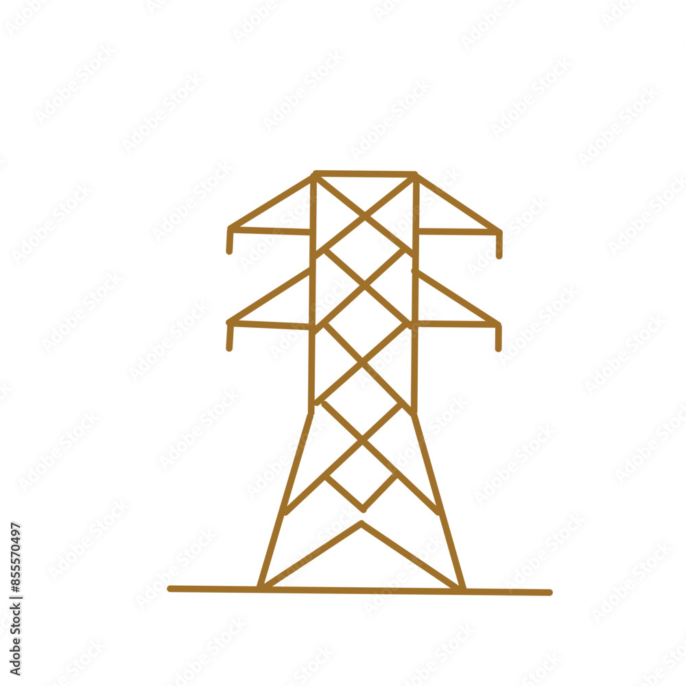 Electrical Energy Tower Icon Electrical Energy Tower Icon