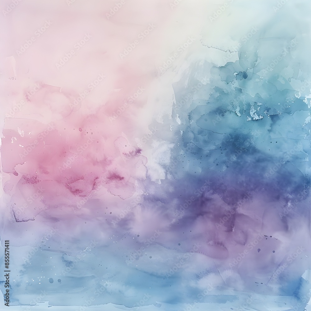 Obraz premium Soft Pastel Watercolor Wash Backdrop for Elegant Product Presentation