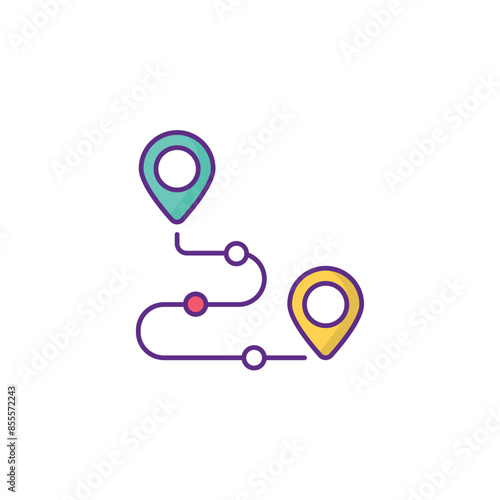 Gps Tracking icon design with white background stock illustration