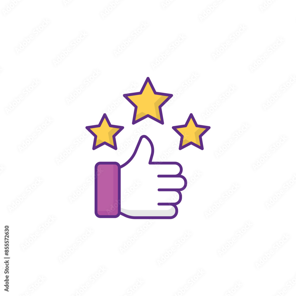 Customer Feedback icon design with white background stock illustration Customer Feedback icon design with white background stock illustration
