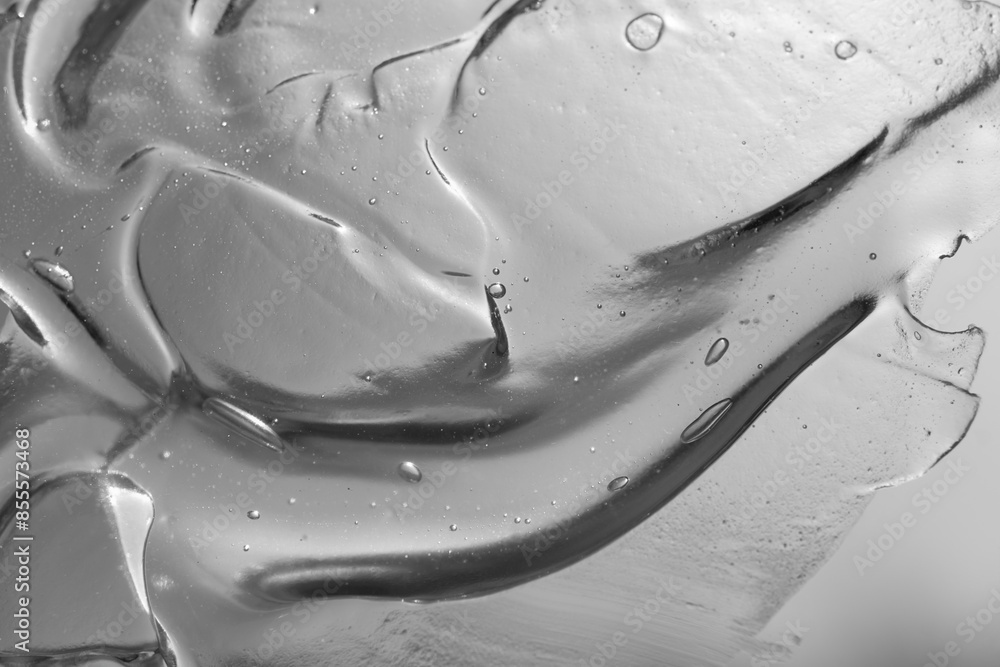 The surface of the cosmetic product has bubbles. blurred background. soft focus The surface of the cosmetic product has bubbles. blurred background. soft focus