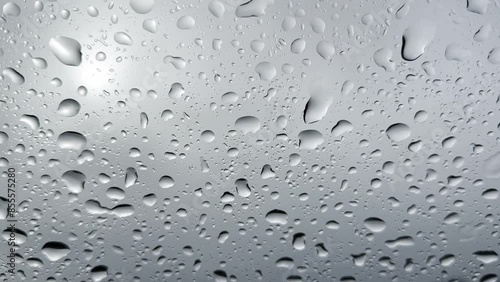 Wallpaper Mural Shapes formed by raindrops hitting the glass Torontodigital.ca