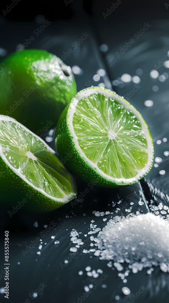 Lime and salt Lime and salt
