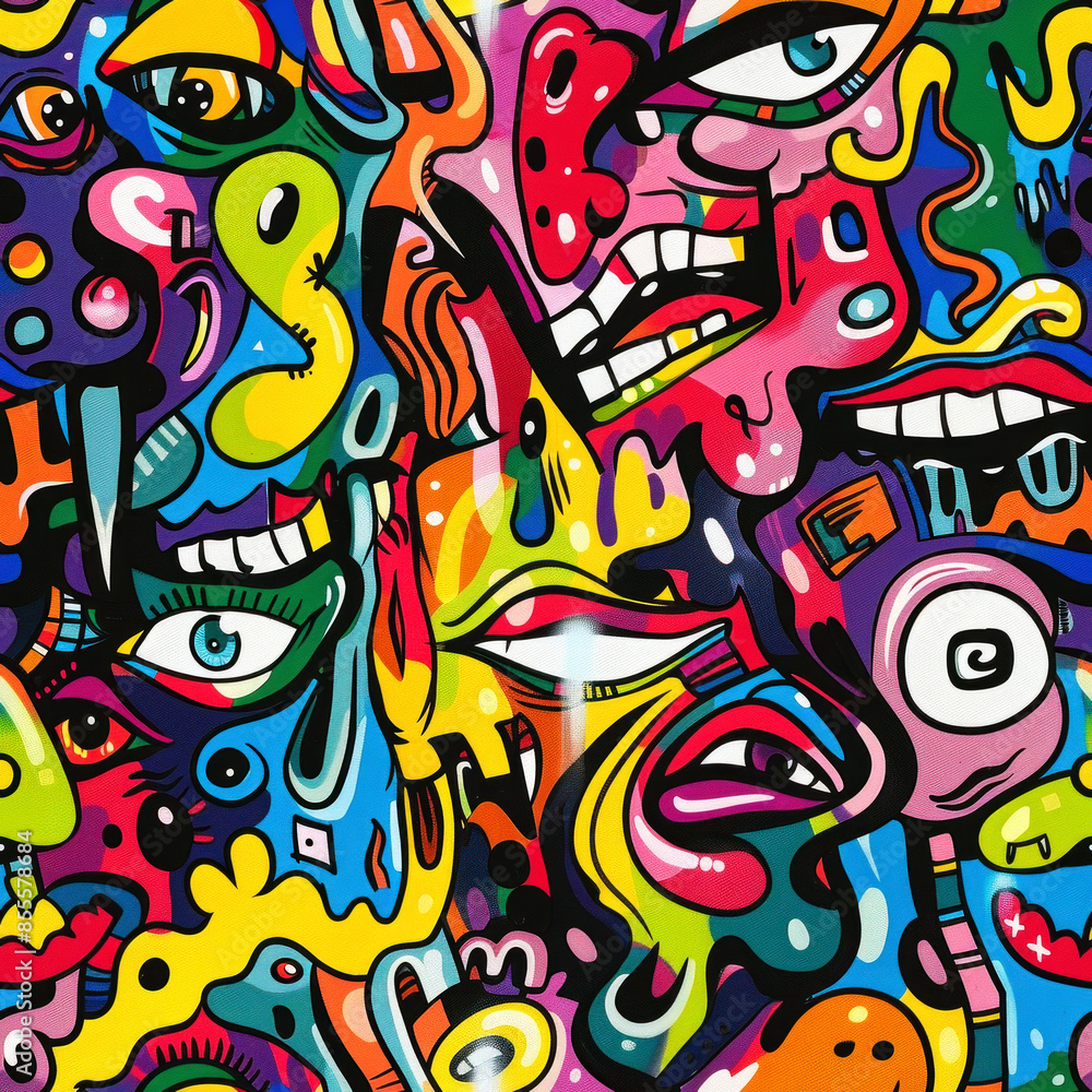 pattern colorful of grafity pattern colorful of grafity