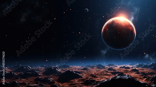 planet in space