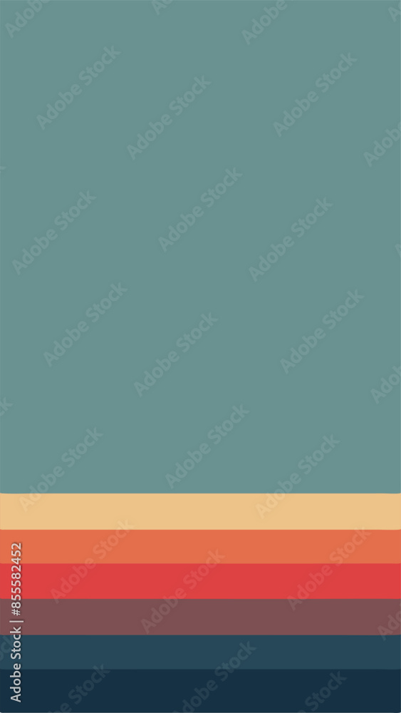 Fototapeta premium Blue background with red, yellow, and blue stripes