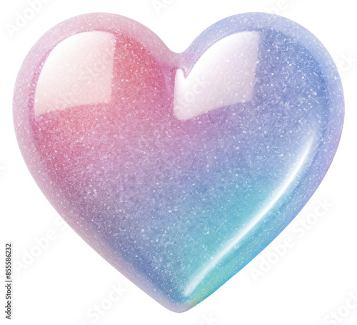 PNG  3d jelly glitter heart accessories accessory jewelry. photo