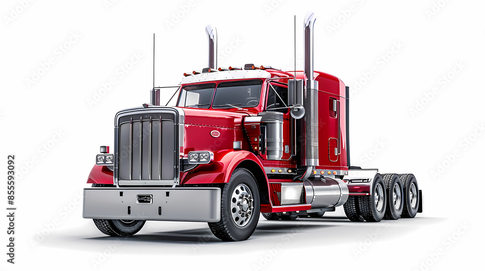 Ftat truck isolated on white background vector image Ftat truck isolated on white background vector image