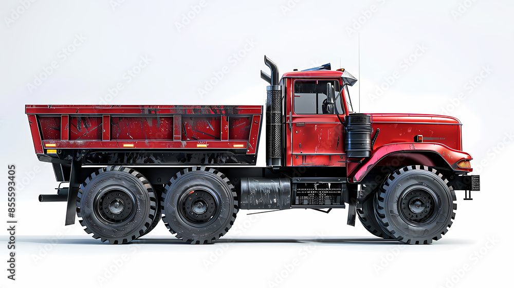 Ftat truck isolated on white background vector image Ftat truck isolated on white background vector image