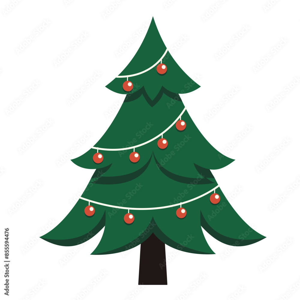 Christmas Tree Illustration Christmas Tree Illustration