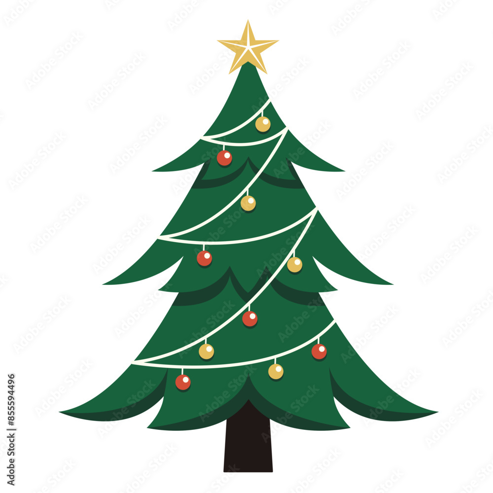 Christmas Tree Illustration Christmas Tree Illustration