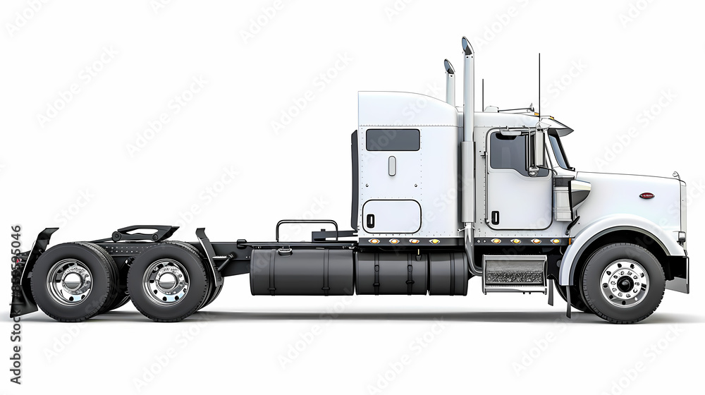 Truck template isolated on white background vector image Truck template isolated on white background vector image
