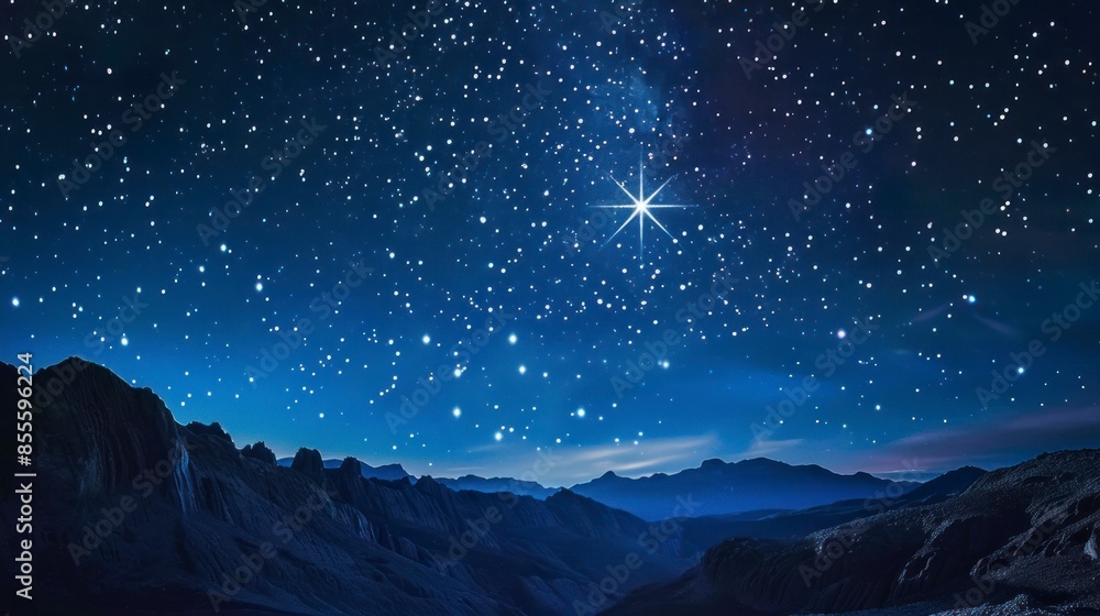 Celestial night sky ablaze with sparkling stars, a magical sight. Celestial night sky ablaze with sparkling stars, a magical sight.