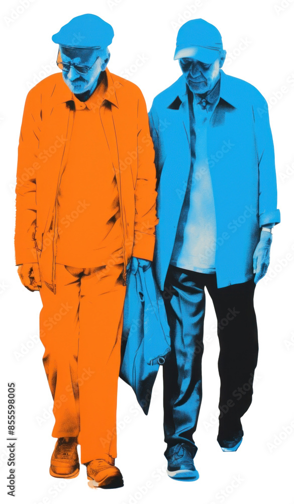 PNG Old people adult blue representation. PNG Old people adult blue representation.