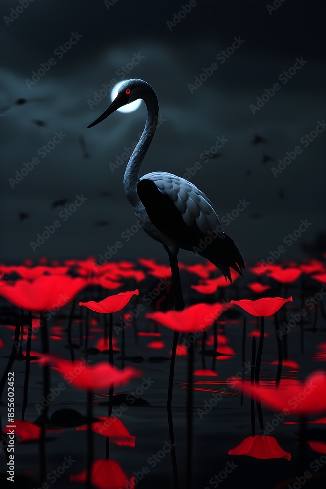 Fototapeta premium Exotic animal photography magazine cover