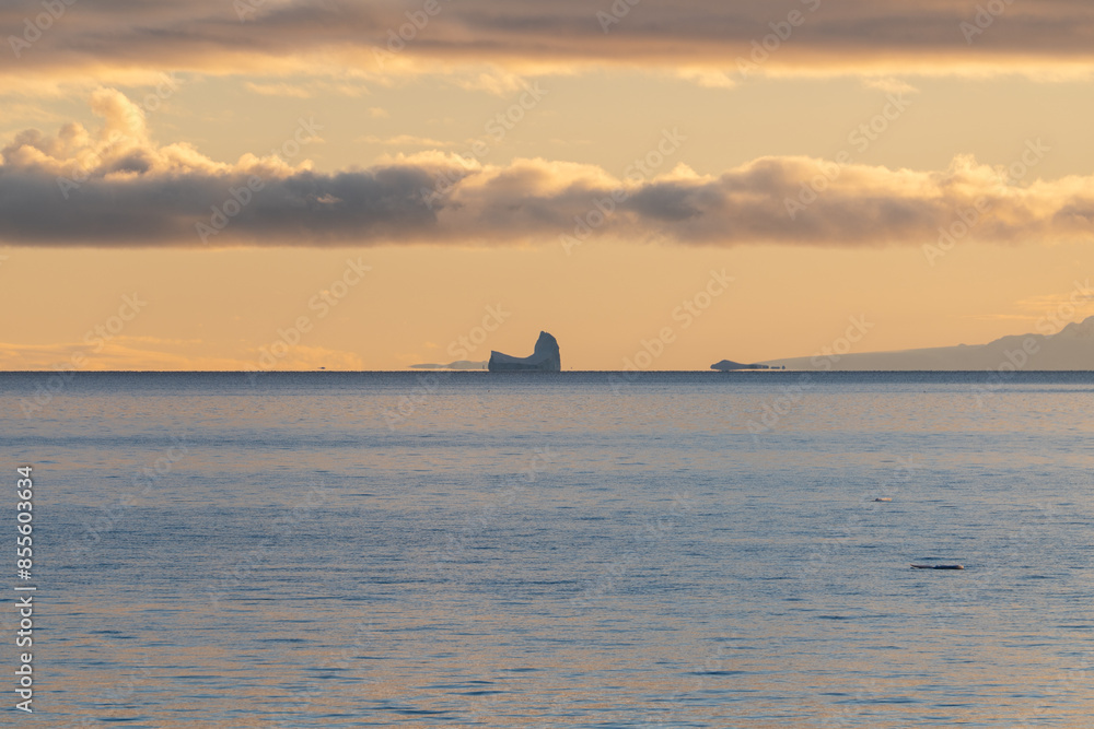 Fototapeta premium Antarctica mountains and sea. South Pole. Antarctica landscape