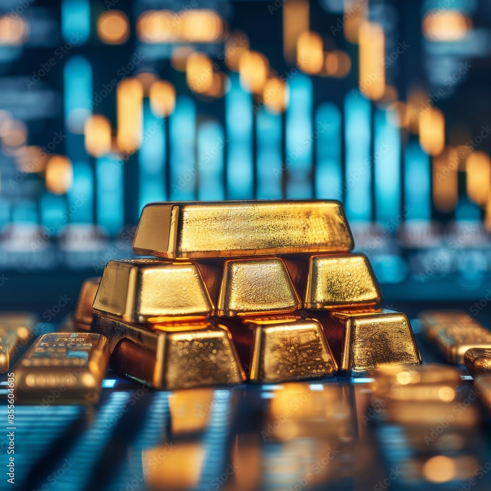 Finance Concept and Gold Investment Finance Concept and Gold Investment