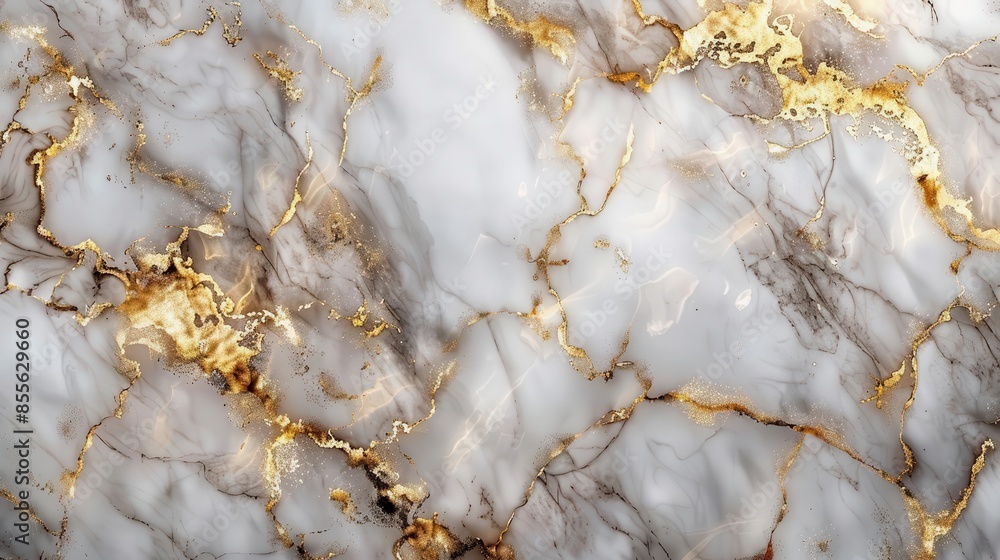 Seamless marble texture background in shades of white and gold Seamless marble texture background in shades of white and gold