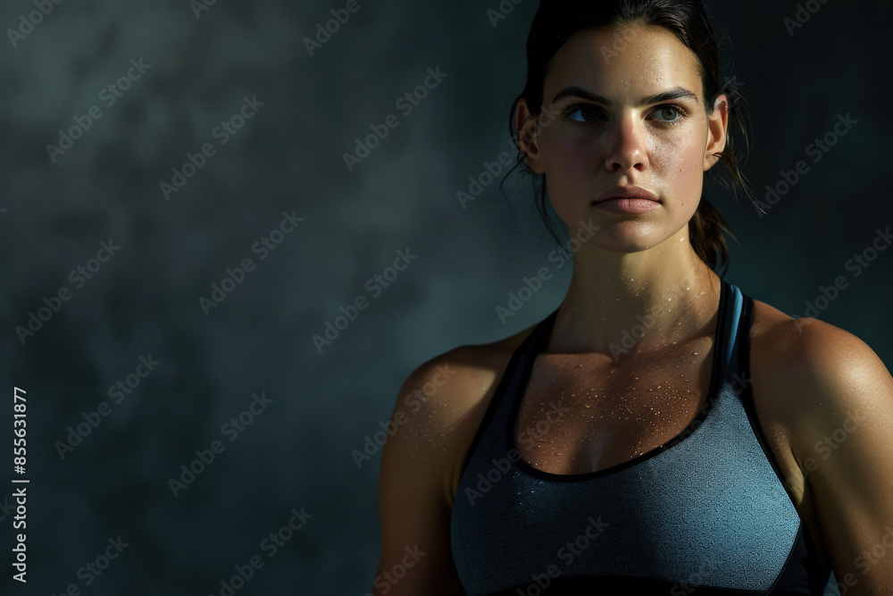 Athletic Woman in Evening Light Athletic Woman in Evening Light