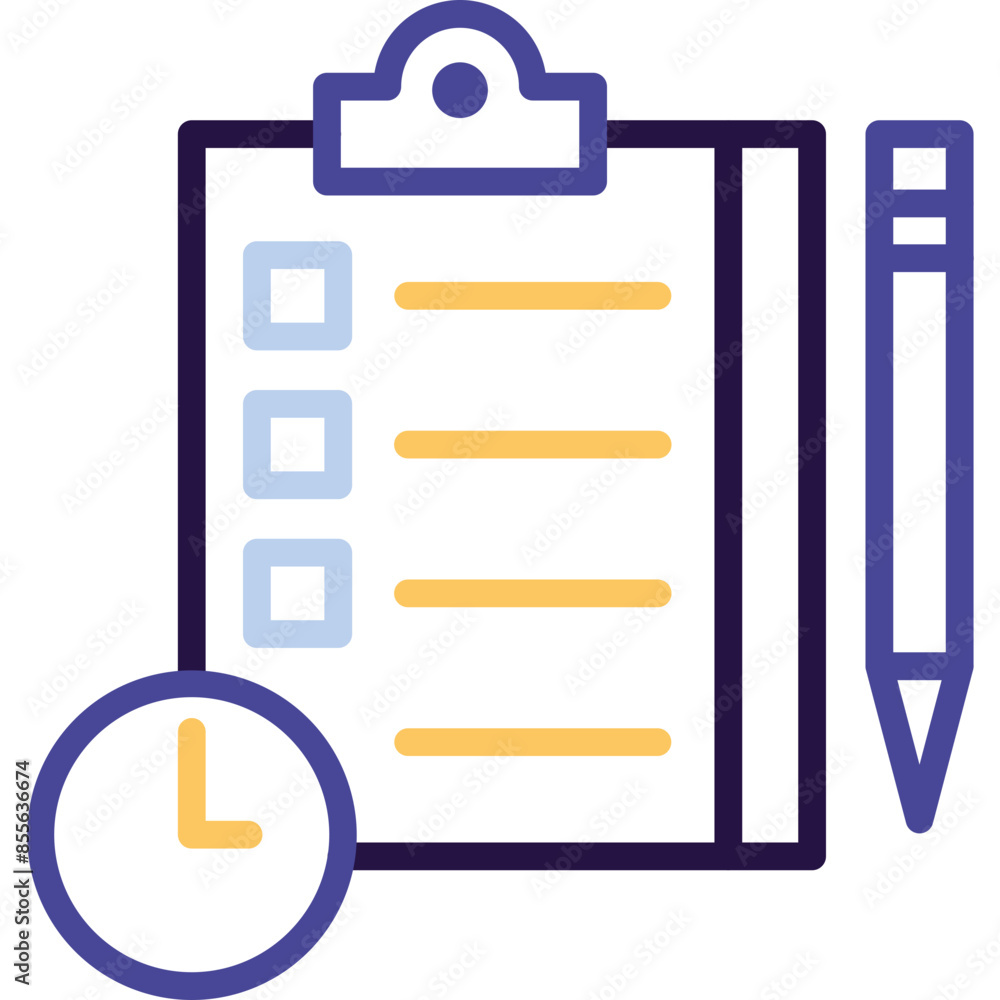 Planning Line Icon Planning Line Icon
