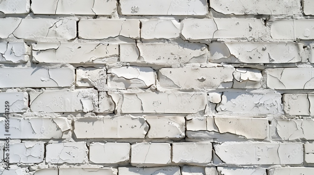 Fototapeta premium Modern Abstract Light Gray Brick Wall Design