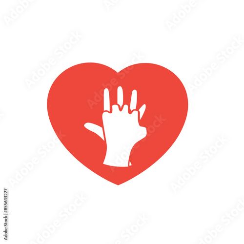 heart cpr medical icon vector design