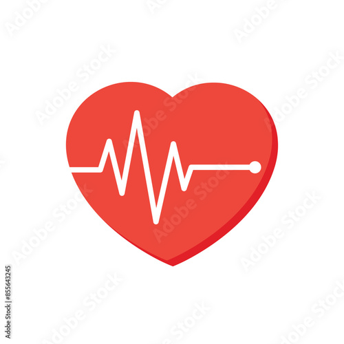 heart cpr medical icon vector design