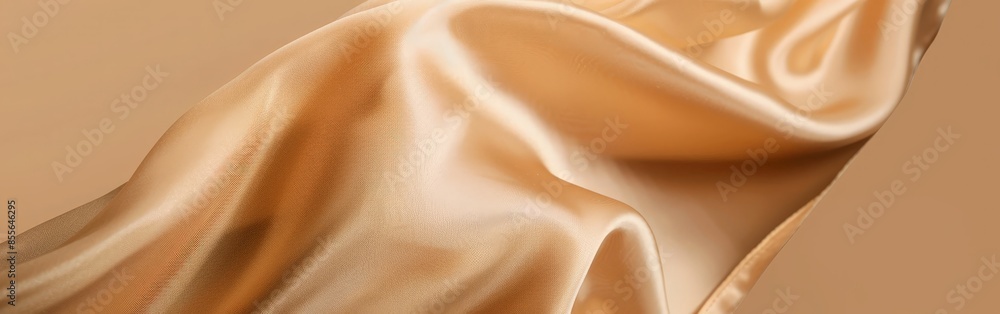Luxurious Beige Fabric Drape Elegance Luxurious Beige Fabric Drape Elegance
