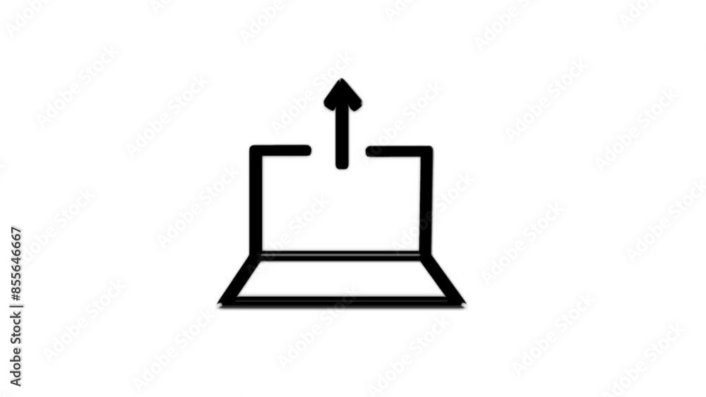 Upload icon symbol element design on white background. Upload icon symbol element design on white background.