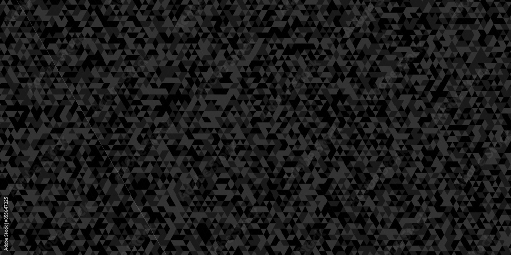 Vector geometric seamless technology black and gray triangle element light background. Abstract digital grid light pattern black Polygon Mosaic triangle Background, business and corporate background. Vector geometric seamless technology black and gray triangle element light background. Abstract digital grid light pattern black Polygon Mosaic triangle Background, business and corporate background.