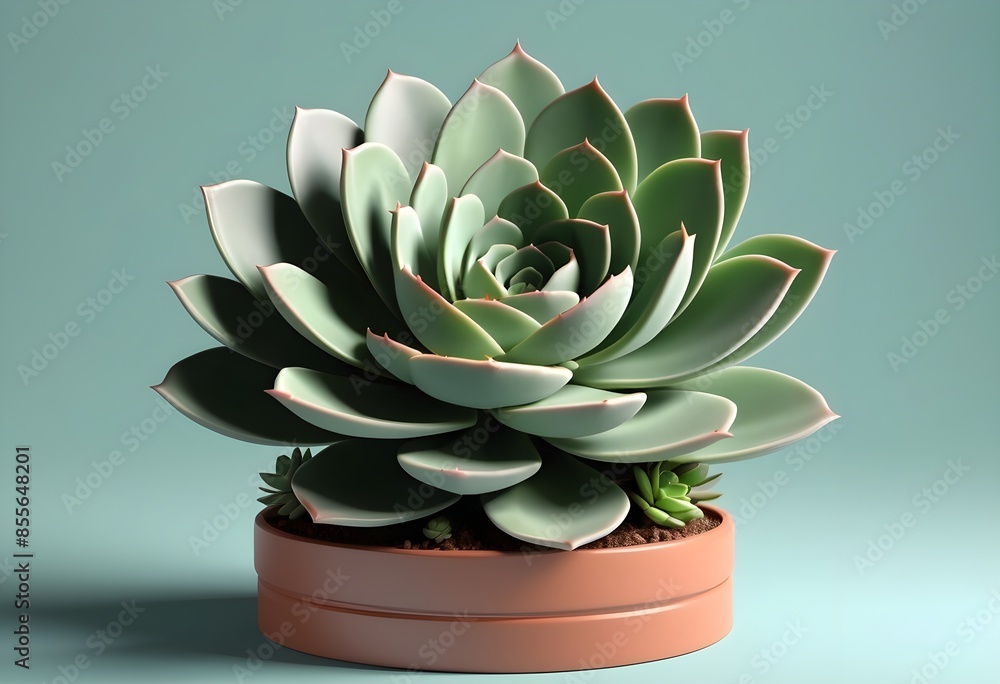 3D illustration 3D rendering close up of Succulent plant isolated Cut away isolated 3D mockup 3D illustration 3D rendering close up of Succulent plant isolated Cut away isolated 3D mockup