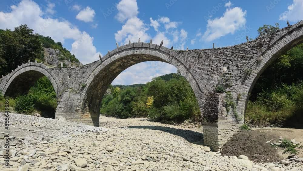 Amazing view of Medieval Plakidas (Kalogeriko) Bridge at Pindus Mountains, Zagori, Epirus, Greece
Amazing view of Medieval Plakidas (Kalogeriko) Bridge at Pindus Mountains, Zagori, Epirus, Greece