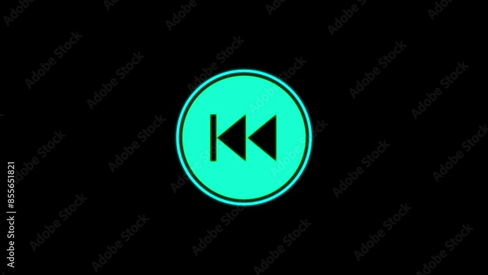 forward Icon video . Flat style Circle Shape isolated on black background. forward Icon video . Flat style Circle Shape isolated on black background.