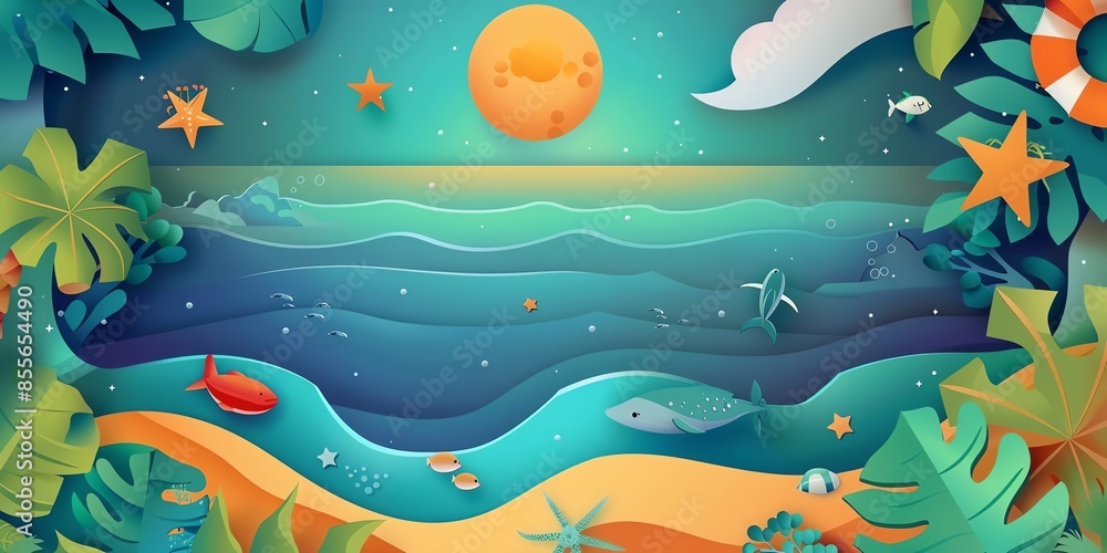 Fototapeta premium wallpaper of animated gifs, intricately detailed, pink and aquamarine, the stars art group, banner, landingpage