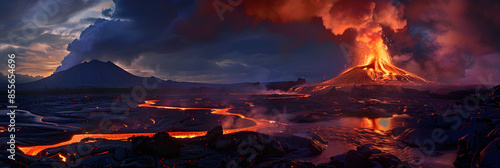 volcanic eruption