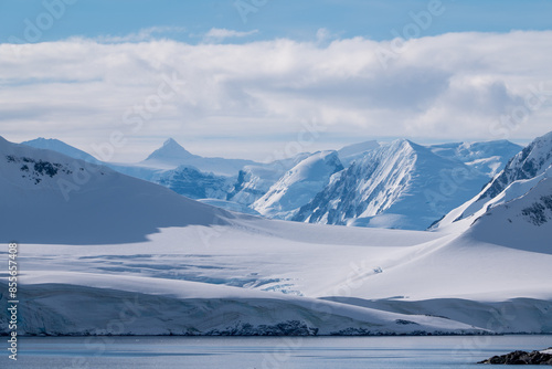 Wallpaper Mural Antarctica mountains and sea. South Pole. Antarctica landscape Torontodigital.ca