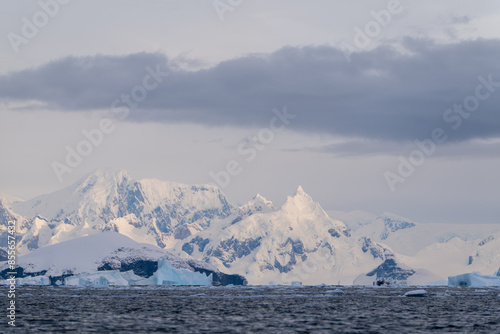 Wallpaper Mural Antarctica mountains and sea. South Pole. Antarctica landscape Torontodigital.ca