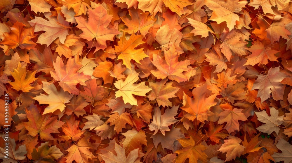 Autumn leaves background illustration generated by ai Autumn leaves background illustration generated by ai
