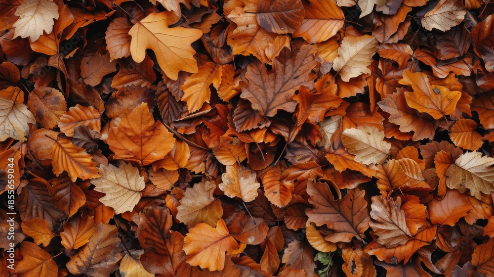 Autumn leaves background illustration generated by ai Autumn leaves background illustration generated by ai