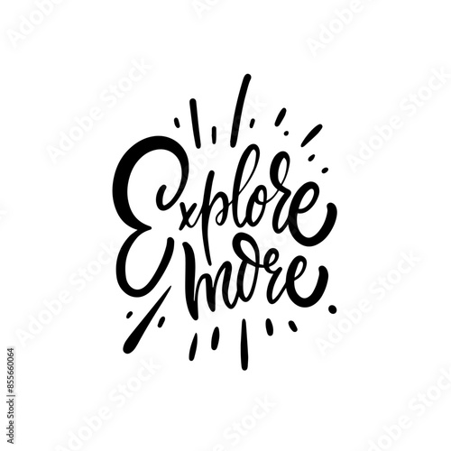 Explore More Inspirational Handwritten Typography Art with this chic and modern decorative design